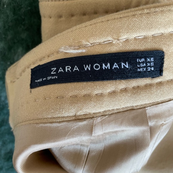 Skirt Zara Size X Small Camel - Picture 2 of 6